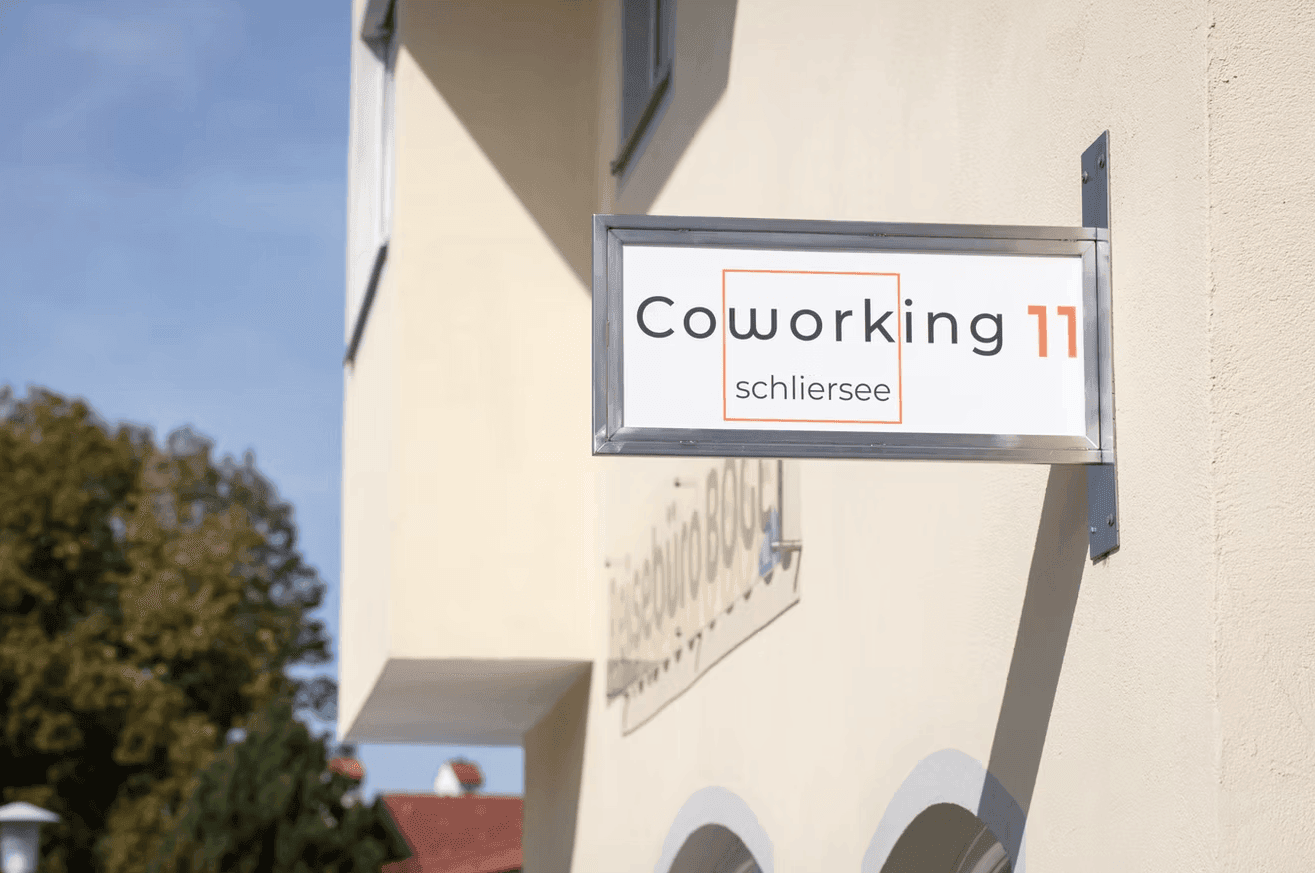 Schild Coworking 11 Schliersee